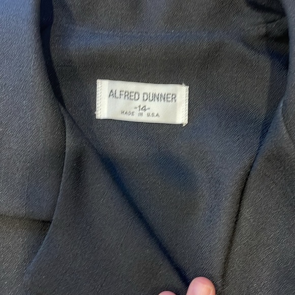 Alfred Dunner black 3 button blazer/jacket NWT, size 14,  office essential, NWT - Picture 3 of 6